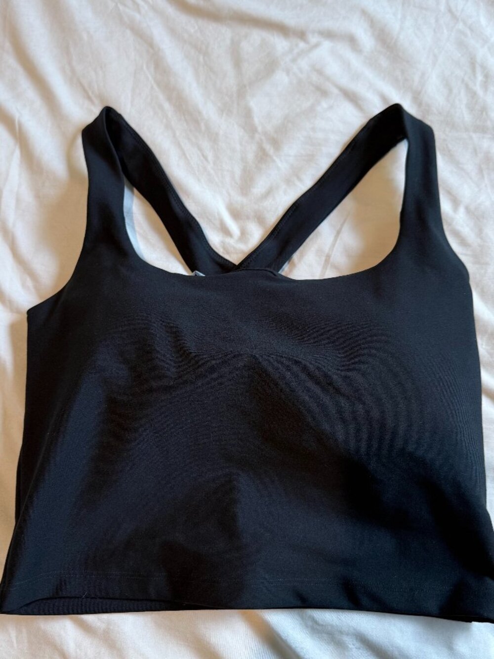 Abercrombie YPB SculptLux Squareneck Workout Top